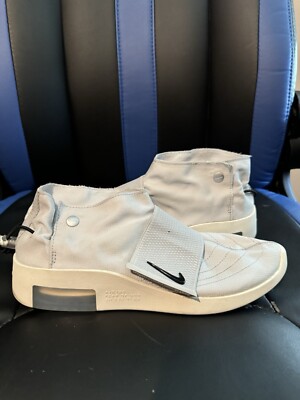 Size Nike Air Fear Of God Moc Pure Platinum 193147867749|