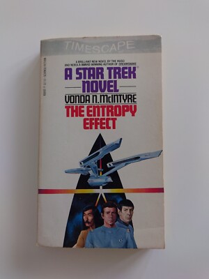 RARE Star Trek Novel The Entropy Effect Vintage 1981 First Print Timescape
