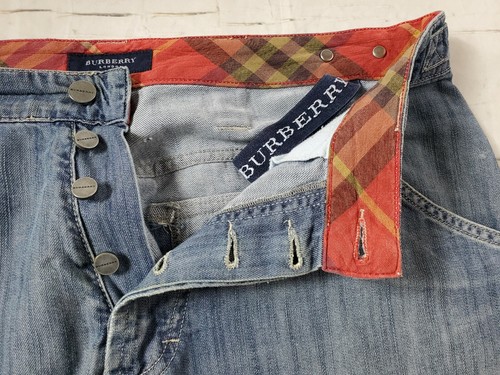 Burberry London Distressed Button Fly 