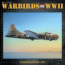 , Warbirds of WWII 2026 Wall Calendar, 12'' X 12'', 18-Month Calendar with Stapl