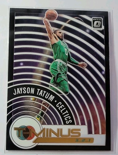 Jayson Tatum #11 2020 Panini Donruss Optic T Minus 3 2 1 card