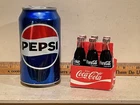 Vintage Coke Coca-Cola It's the Real Thing Mini 6 Pack Carton 3" Bottle Carrier