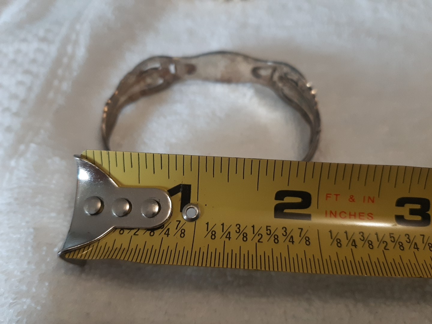 Oneida Sterling Silver Flatware cuff  Bracelet vi… - image 11