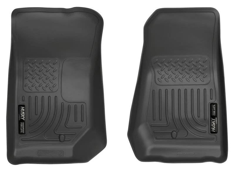 Forros de piso delantero Husky Liners 18021 WeatherBeater para Jeep Wrangler 2007-2013 Foto 2 de 4
