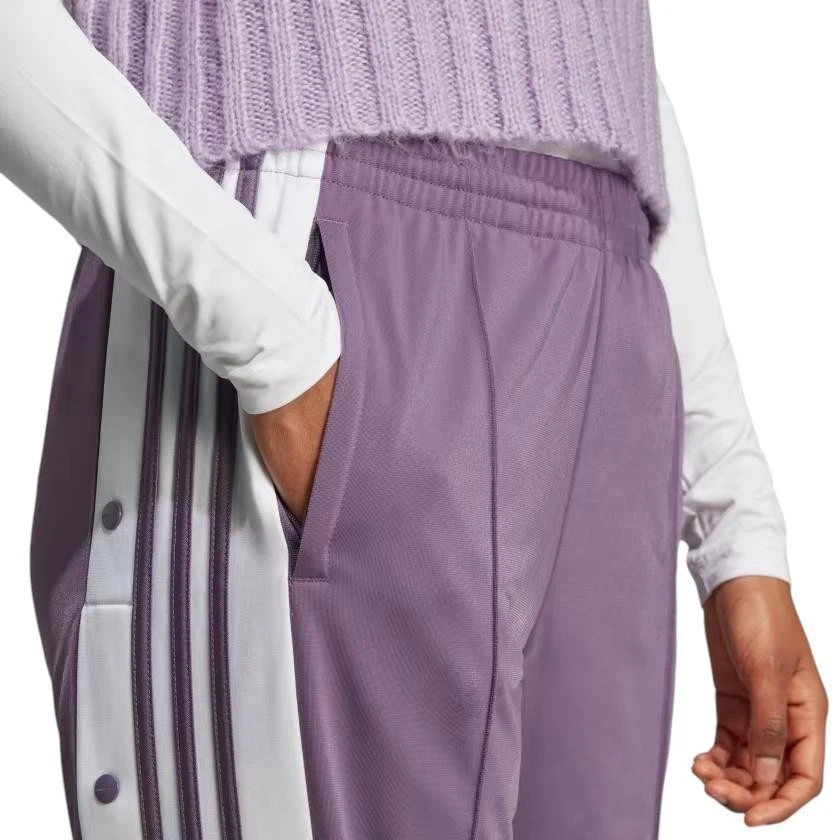 adidas ADICOLOR CLASSICS ADIBREAK TRACK PANTS TRACKSUIT BOTTOMS WOMENS PURPLE OG - Image 4 of 4