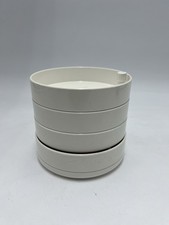 Vintage InterDesign Swivel Vanity Jewelry Desk Organizer Off White Color