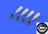 Eduard Brassin UB-32A-24 Rocket Pods For Mi-24 Zvezda/Eduard Kit 1:72 Art 672140