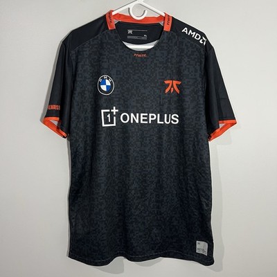 FNATIC Esports BMW One Plus Counter Strike LoL Black 2020 Gaming Jersey Mens XL