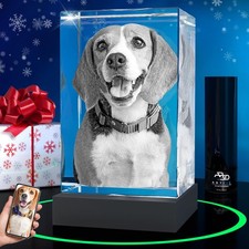 Crystal Photo, Christmas Personalized Gifts for Women, Wife, Her, Him, Men, H...