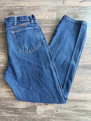 Wrangler Rustler Jeans Men 36x34 Straight Leg Dark Wash Heavyweight Workwear