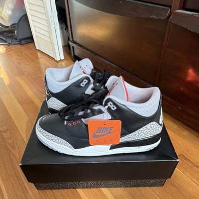 Jordan Air Jordan 3 Retro OG 2024 Black Cement Leather Low Top DN3707-010