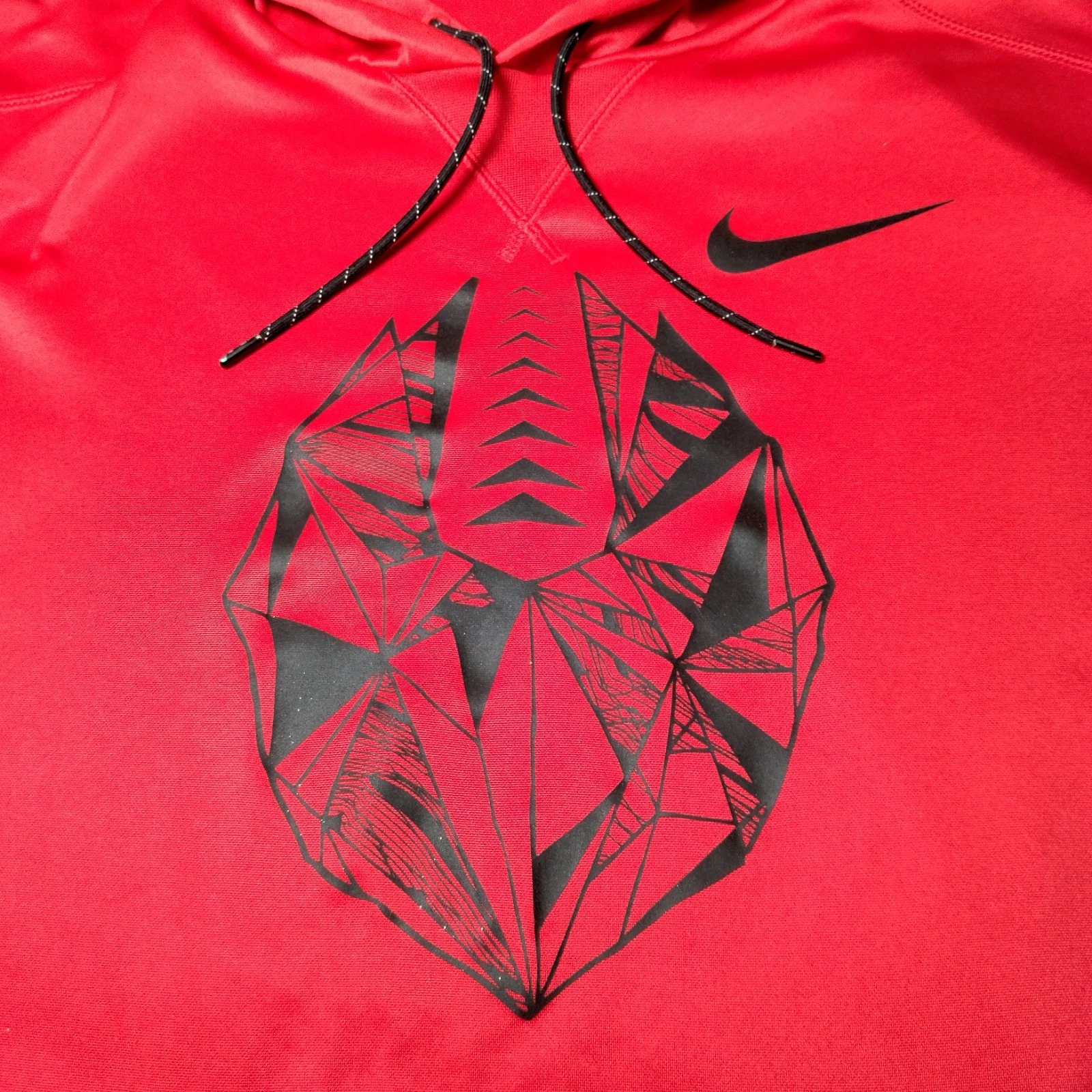 COACH Felpa Nike Calcio con Cappuccio Uomo XL Rossa Felpa con Cappuccio Sport Atletica Allenamento LEGGI