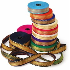 Borte 1M Sariborte Orient Bordüre lfm 28 mm Band Webband Zierband Nähen 2,8