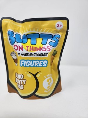 Beverly Hills Teddy Bear Co. Butts on Things Brian Cook YELLOW Blind Bag Figures