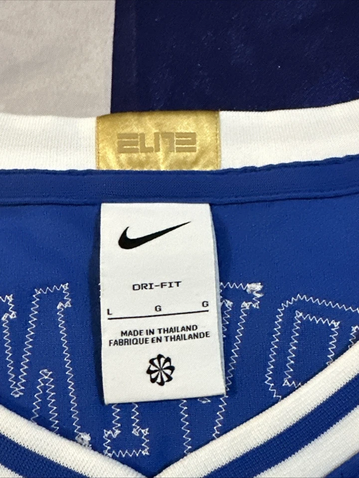 Camiseta de baloncesto Nike Elite Duke Blue Devils edición limitada #1 Kyrie Irving Foto 3 de 4