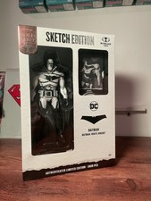 McFarlane DC Multiverse Batman White Knight Sketch Edition Gold Label Exclusive