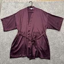 Victorias Secret Robe Womens One Size Romantic Satin Coquette Lingerie Y2K Style
