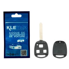 COQUE CLE ADAPTABLE TOYOTA 3 BOUTONS LAME CRANTEE FIXE