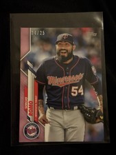 2020 Topps Mini - On-Demand Sergio Romo #576 Pink /25 Minnesota Twins Card - SSP