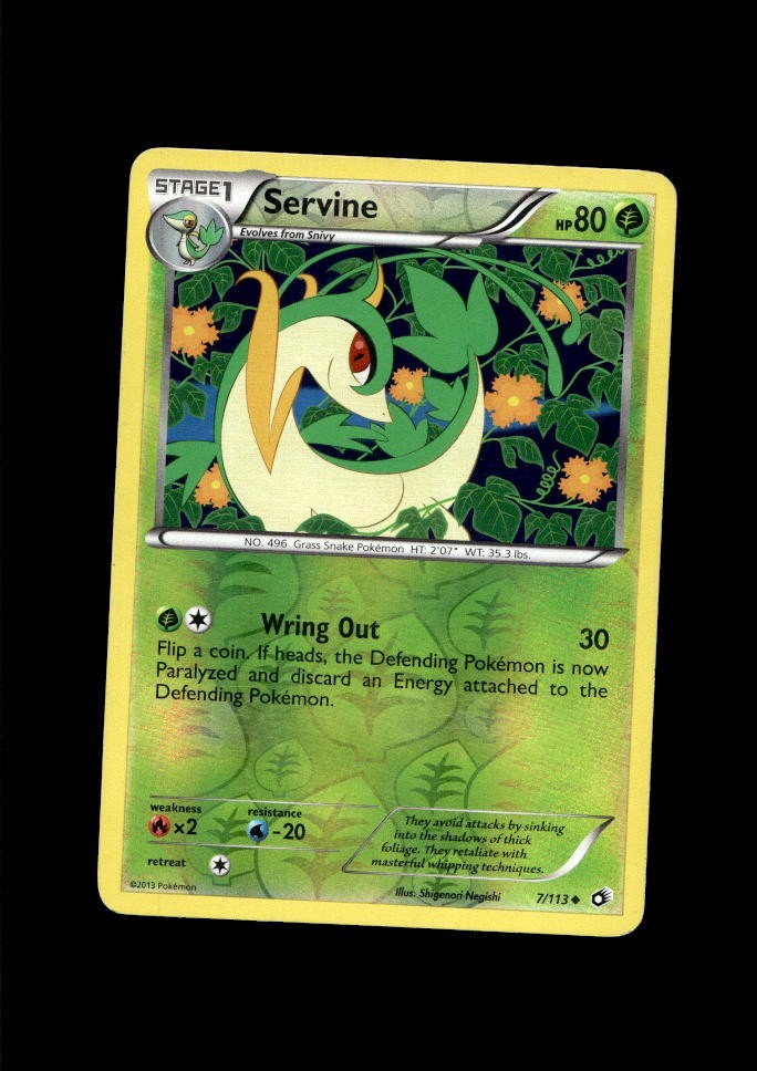 Servine #7/113 Reverse Holo Legendary Treasures LP
