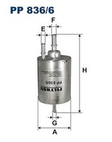 Filtron Pp 836/6 Kraftstofffilter FüR Audi, Lamborghini, Seat