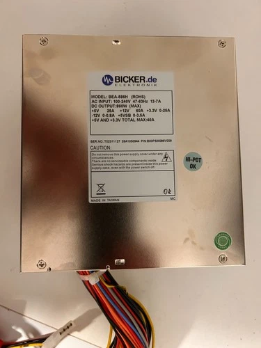 Bicker Elektronik BEA-586 860W Industrie PC-Netzteil
