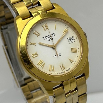 Tissot 1853 PR 50 J376/476K Roman Dial Vintage Watch