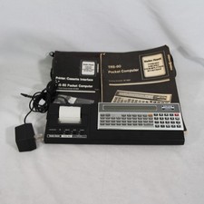 Retro Tandy TRS-80 Pocket Computer W/Printer Cassette Interface - Parts/ Repair