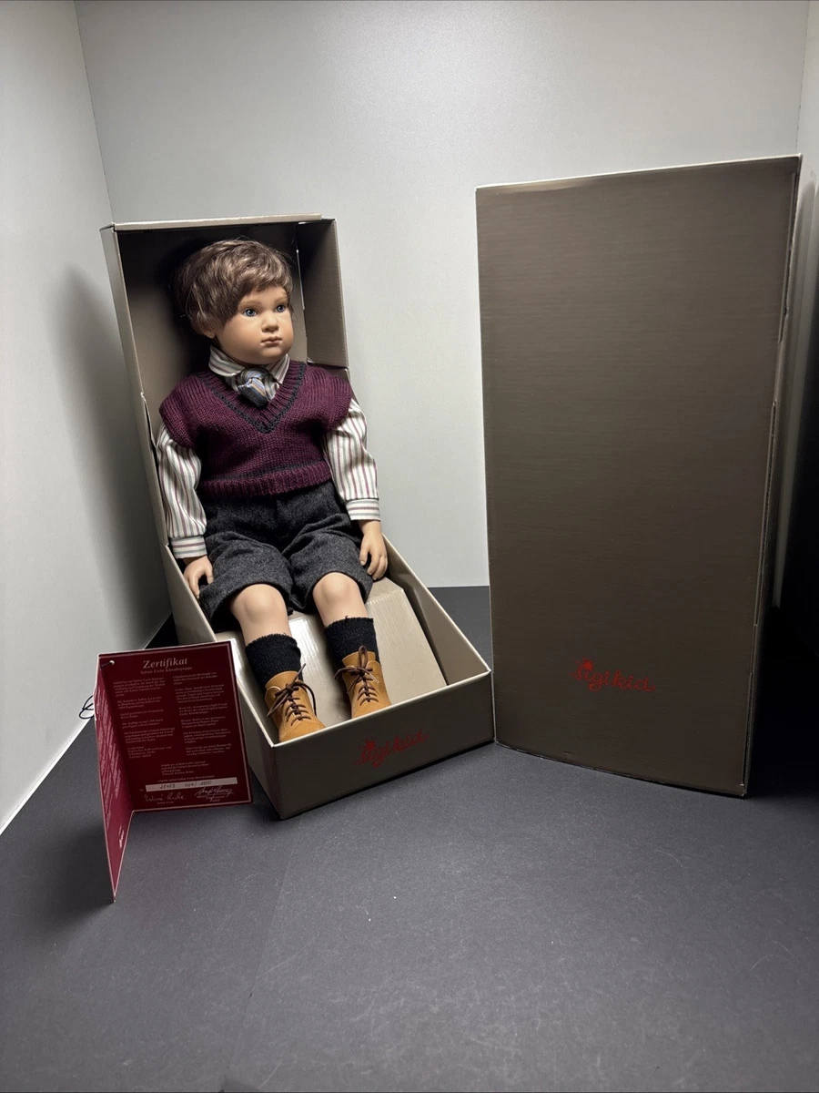 Poupée SIGIKID Kristin Schramm Silber - 70 Cm - 1992 - Signée Avec Certificat