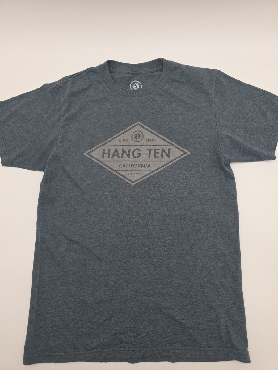 Hang Ten T Shirt Men Small Gray Graphic Tee.#43954 | eBay