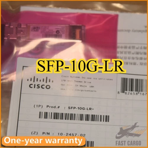 SFP-10G-LR New Sealed Cisco 10GBASE-LR SFP Plug-in Transceiver Module Fast Ship