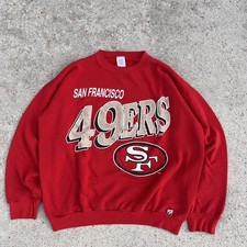 Vintage 90s San Francisco 49ers Crewneck Sweatshirt Mens XL Logo 7 NFL Football