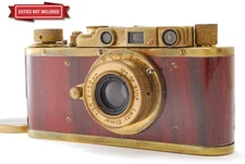 [Vintage MINT] Copy Leica II Elmar 50mm f/3.5 Gold 35mm Film Camera From JAPAN