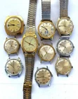 Lot  Vintage Timex Mens Watches Mechanical Hand Wind Automatic Parts Fix 4