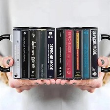 Depeche Mode Albums Cassette Collection Retro Coffee Tea Accent Mug