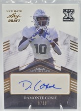 2021 Leaf Draft Damonte Coxie #BA-DC1 Auto