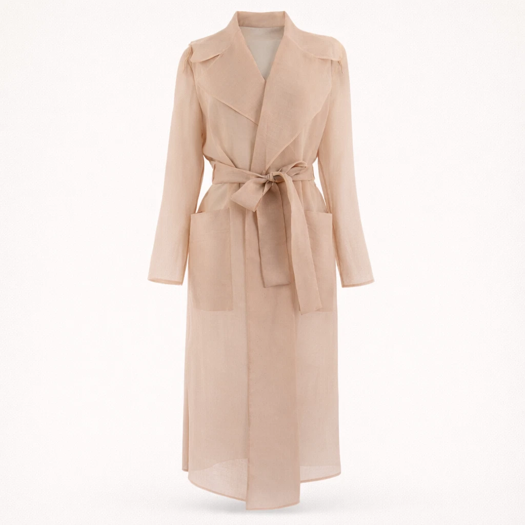 Silk Outer Shell Coats, Jackets & Vests Trench Coats for Women for