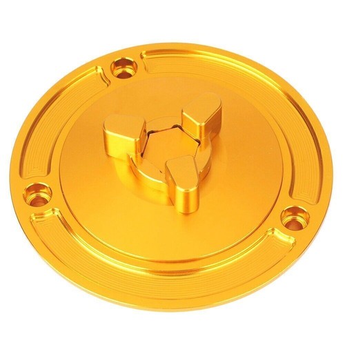 Motorrad Kraftstoff Tank Deckel für Suzuki GSX650F SFV650 HAYABUSA GSX1300R Gold - Picture 2 of 6