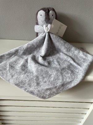 Matalan grau Pinguin Tröster Baby Stofftier Decke Schnuller Dou Dou Blankie NEU