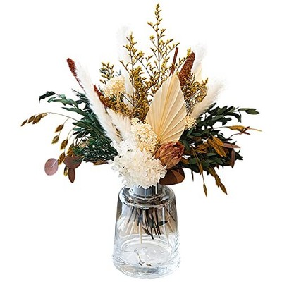 Dried Flower Bouquet - Pampas Grass Decor, Fall Floral Fall Flowers Natural