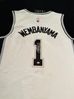 Victor Wembanyama Signed San Antonio Spurs NBA Basketball Jersey COA