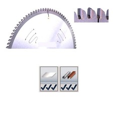 HM-bestücktes Kreissägeblatt, Sägeblatt, Alu Negativ, Ø 250-600mm, GFK, Messing