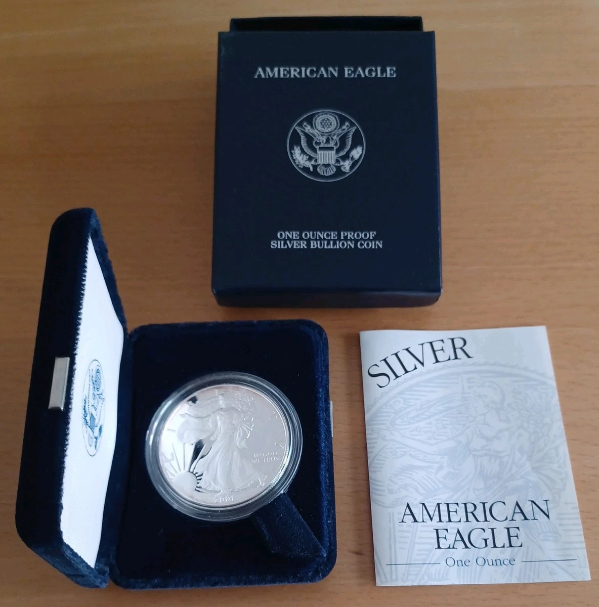 American Eagle Uncertified 2001 Silver Bullion Coins for sale | eBay