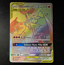 Pokemon TCG Charizard & Braixen GX rainbow rare 251/236 cosmic eclipse on eBay