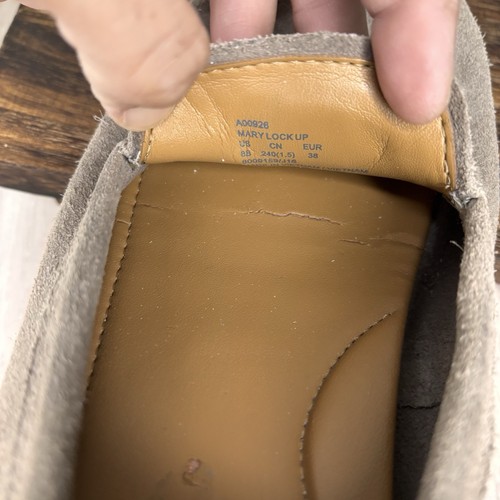 Coach Mary Lock Up Driver Loafer Slip On Round Toe Moccasins Suede Size 8 B - Picture 22 of 23