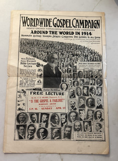Watchtower original "The Bible Students Monthly" Announcing 1914 World Campaign