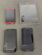 4x Lot Android Smartphones/Tablet - Mixed Brands - Mixed Models