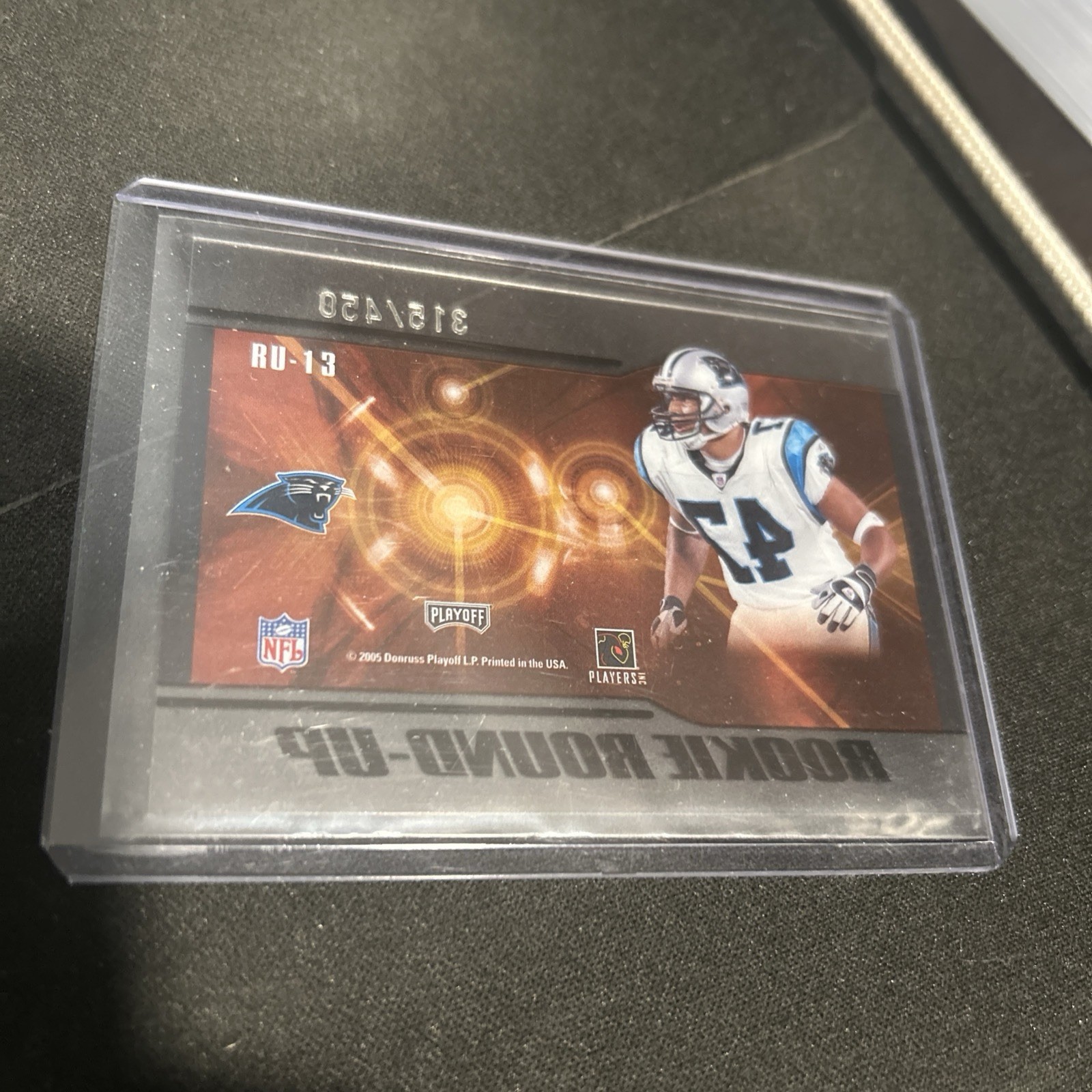 THOMAS DAVIS 2005 PLAYOFF CONTENDERS ROOKIE ROUND UP INSERT RC #'D 315/450
