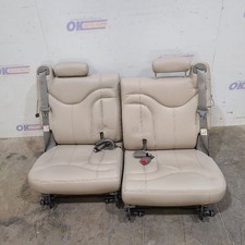 02 2002 Gmc Yukon Slt Rear Third Row Seat Set Tan Leather 02 2002 Gmc Yukon Slt Rear Third Row Seat Set Tan Leather