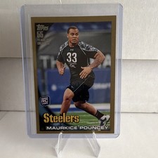 Topps Maurkice Pouncey Pittsburgh Steelers #127 Rookie NFL Football Trading Card. rookie card picture